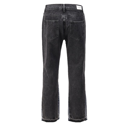 Structural stitching baggy jeans