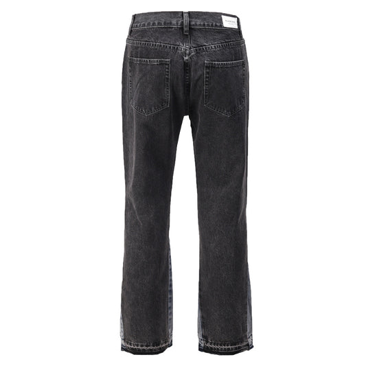 Structural stitching baggy jeans