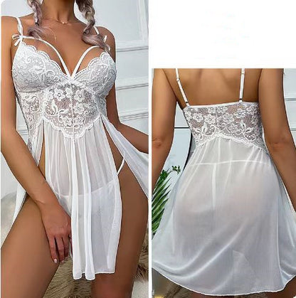 Women's New Mesh Suspender Dress